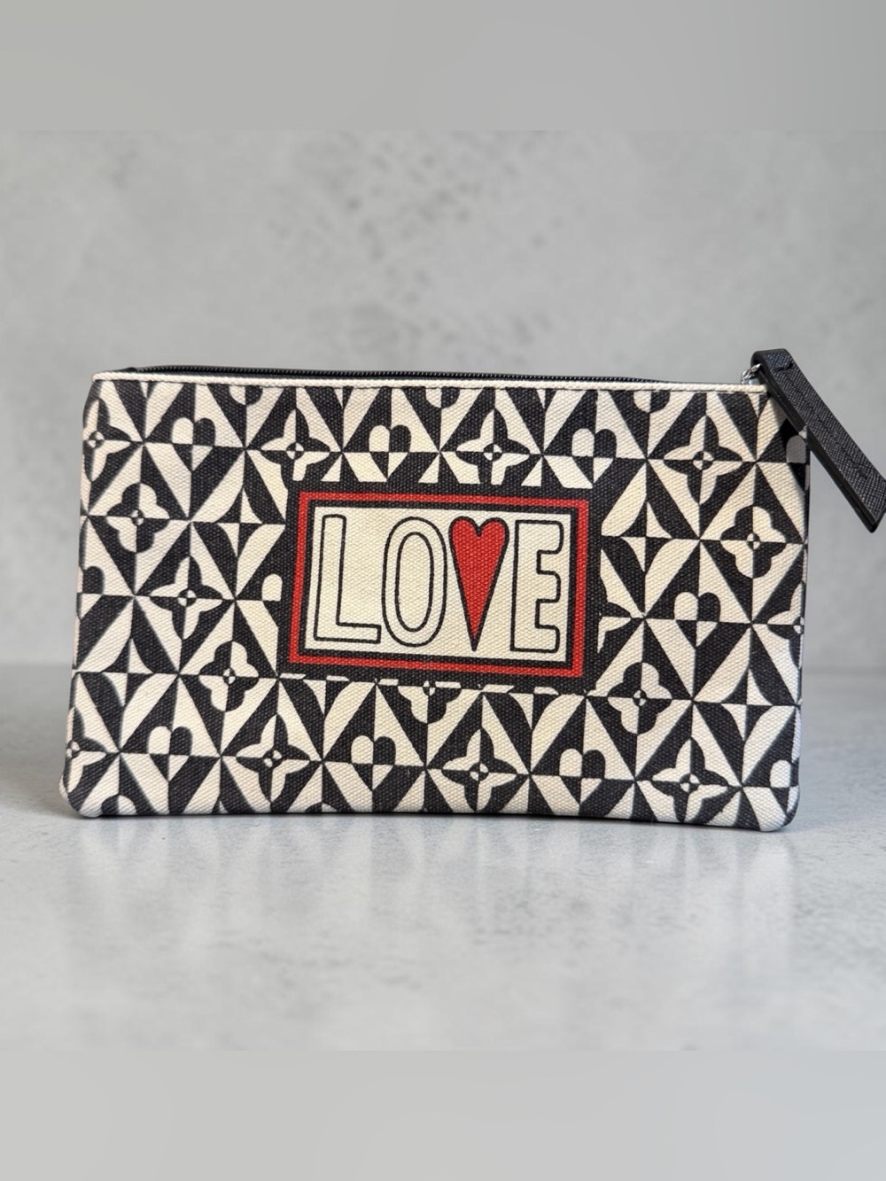 Brighton “Look of Love” Makeup Bag Cosmetics Pouch Designed by Tom Clancy